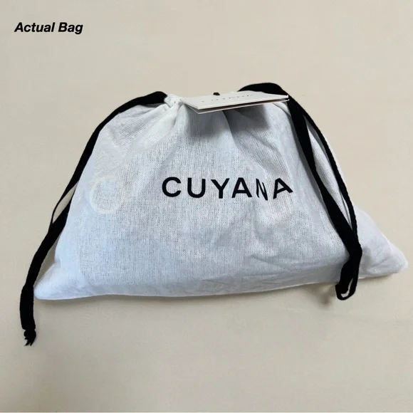 NWT: CUYANA MINI DOUBLE LOOP BAG IN DARK OLIVE PEBBLED LEATHER (O/S) - Picture 16 of 16